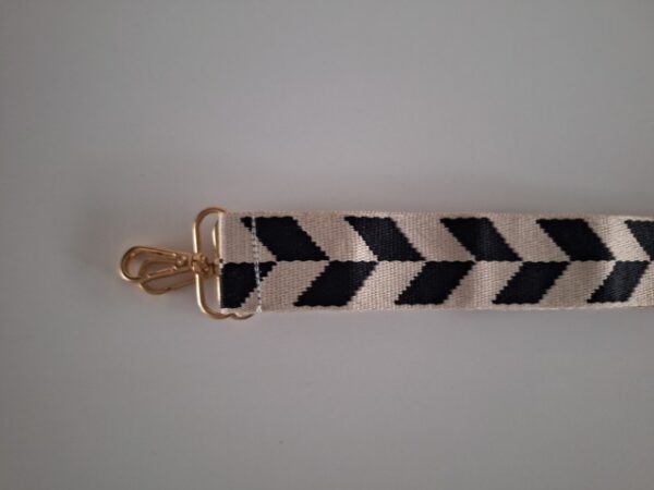 Schouderband Zwart Wit