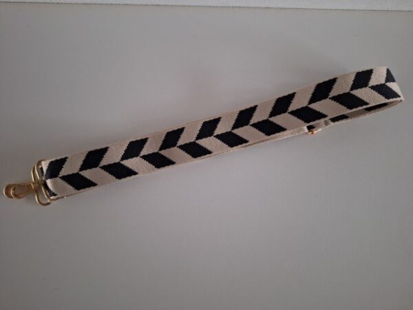 Schouderband Zwart Wit