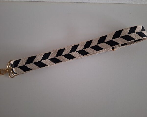 Schouderband Zwart Wit