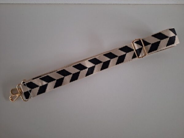 Schouderband Zwart Wit
