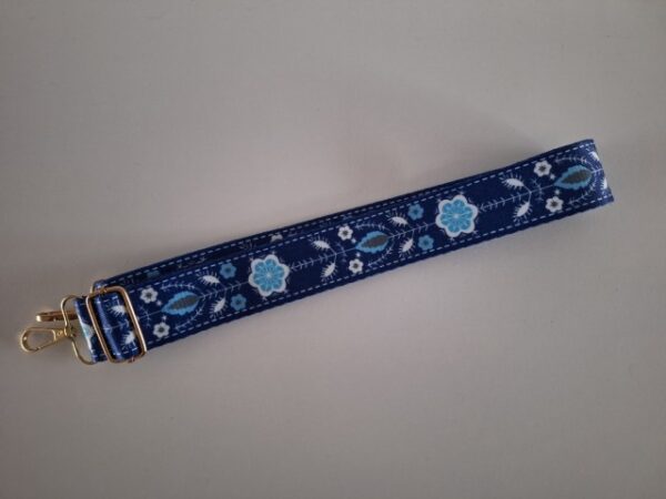 Schouderband Blauw Sneeuwvlokken