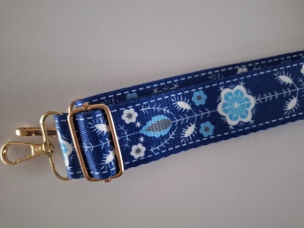 Schouderband Blauw Sneeuwvlokken