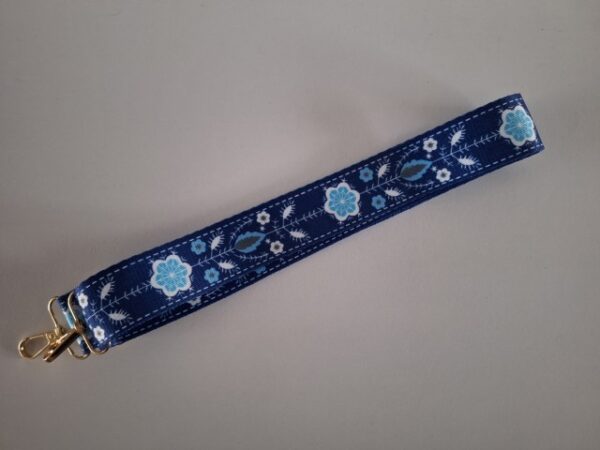 Schouderband Blauw Sneeuwvlokken