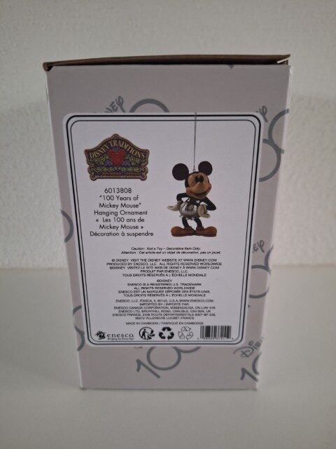 Mickey Mouse 100 Years of Wonder Hanging Ornament "Retired"