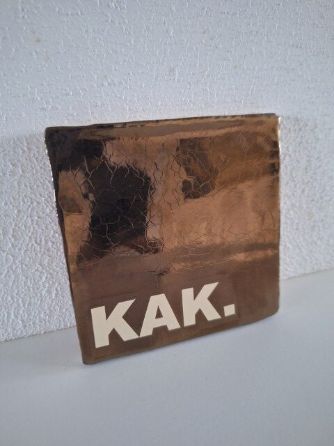 Keramische Tegel 10x10 met opdruk KaK.