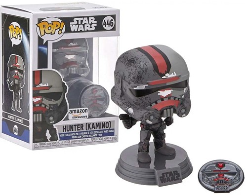 Funko Pop Star Wars AtG Hunter Kamino with Pin 446