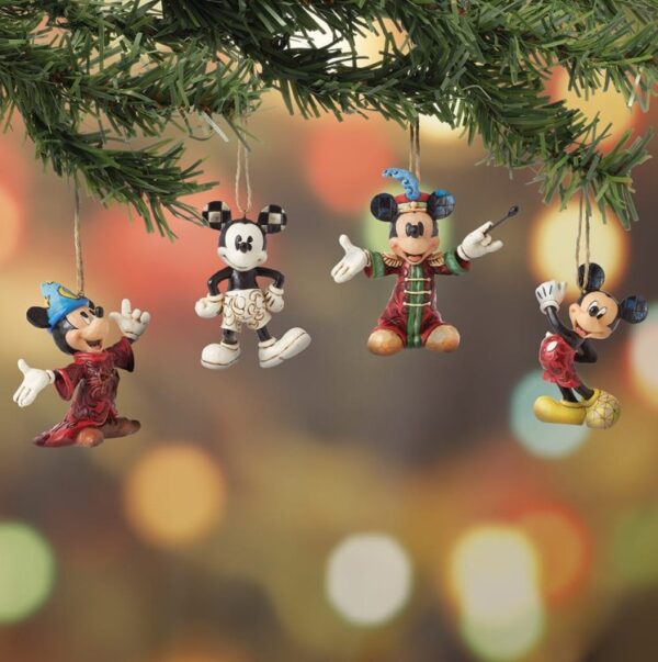 Mickey Mouse Set van 4 Hanging Ornaments 6013565