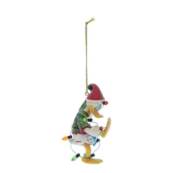 Donald Duck Wrapped in Lights Hanging Ornament 6017548