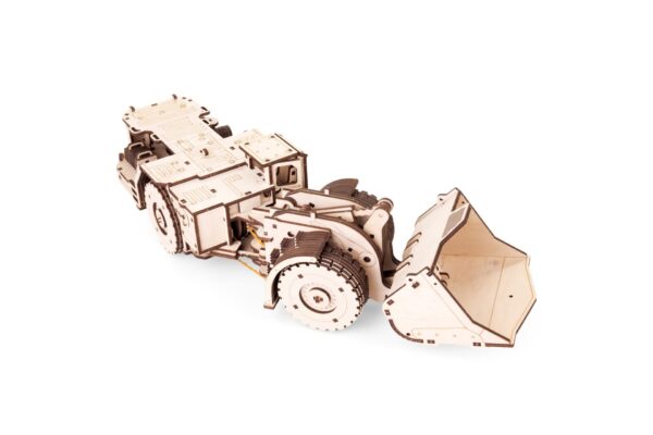 Eco Wood 3D Mechanische Houten Puzzel, Load-Haul-Dump 49x11x13cm