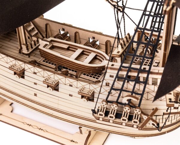 Eco Wood 3D Mechanische Houten Puzzel, Lord of the Seas 40x16x51,7cm