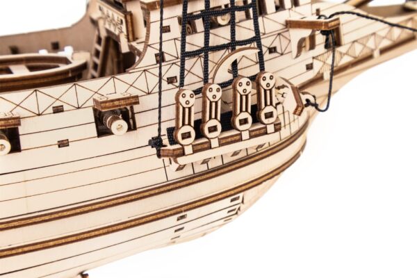 Eco Wood 3D Mechanische Houten Puzzel, Lord of the Seas 40x16x51,7cm