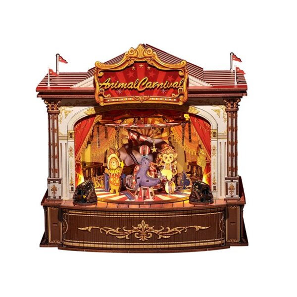 Cutebee, 3D Muziekdoos, Animal Carnival 22x18x22,2cm