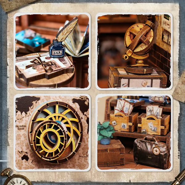 Cutebee, 3D Journey Trace Bookshop 15,5x16x18cm