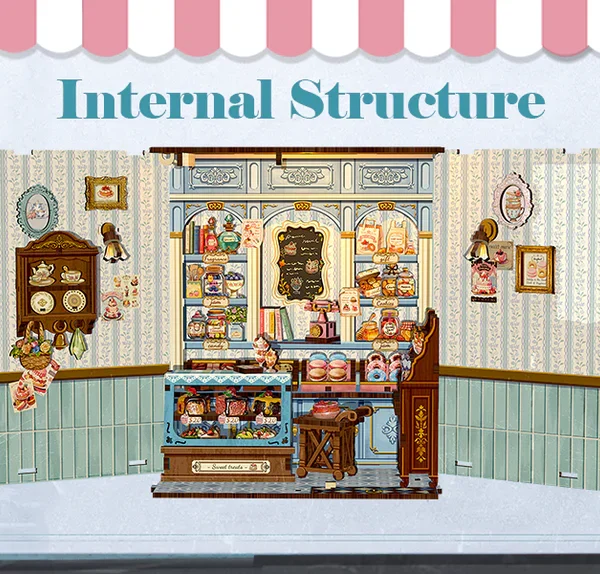 Cutebee, 3D Sweet Marie 16x15x21cm