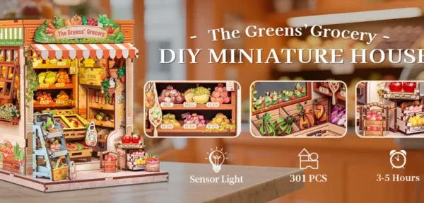 Cutebee, 3D The Green Grocery 16,2×15,8×20,6cm