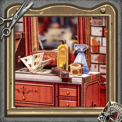 Cutebee, 3D John’s Hair Salon 15,5x16x19cm