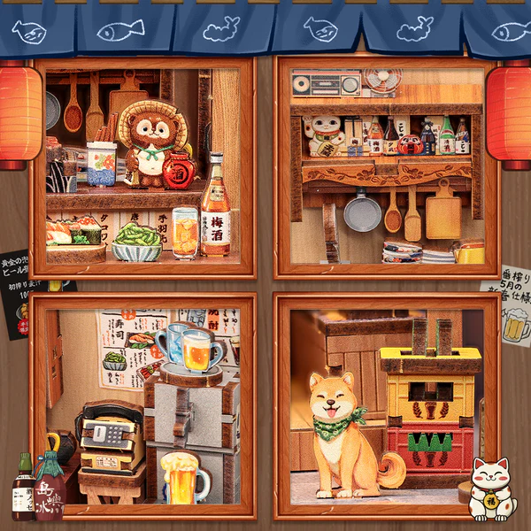 Cutebee, 3D Choshi no Shitamachi 16x14x19cm