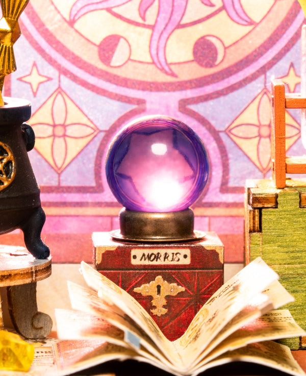 Robotime, 3D The Magic Study met LED verlichting 21x13x19cm