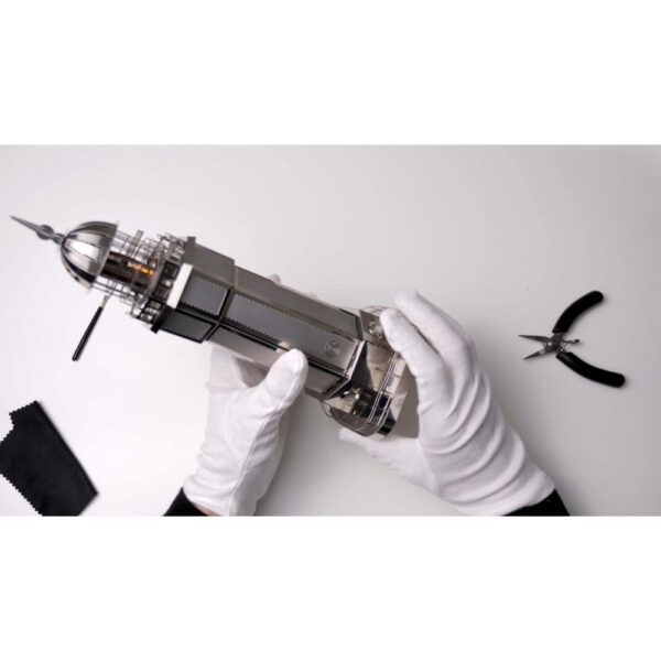 3D Metalen Sailors Companion incl LED Metal Time 11x11x25cm