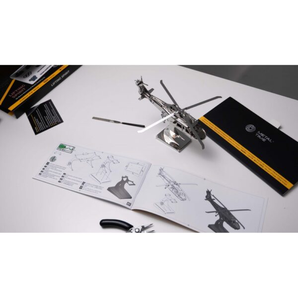 3D Metalen Lifting Spirit, Metal Time 18x13x6cm