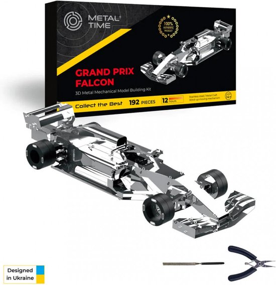3D Metalen Grand Prix Falcon, Metal Time 28,5×10,3×5,3cm