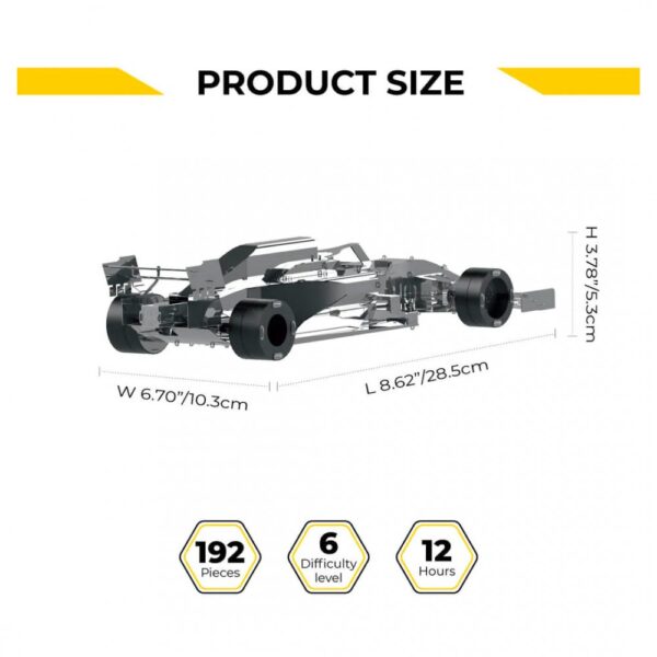 3D Metalen Grand Prix Falcon, Metal Time 28,5×10,3×5,3cm