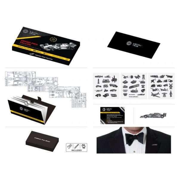 3D Metalen Grand Prix Falcon, Metal Time 28,5×10,3×5,3cm