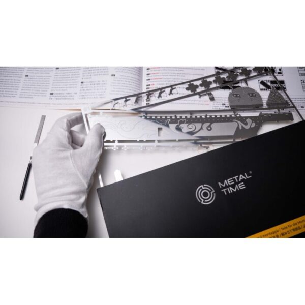 3D Metalen Lost at Sea, Metal Time 30x6x14cm