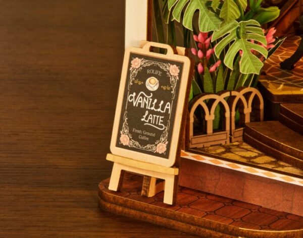 Robotime, 3D Holiday Café 23,2×6,5×31,6cm