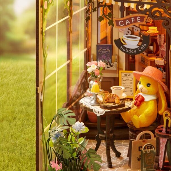 Robotime, 3D Holiday Café 23,2×6,5×31,6cm