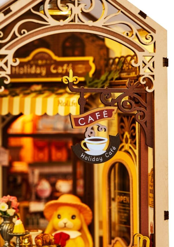 Robotime, 3D Holiday Café 23,2×6,5×31,6cm