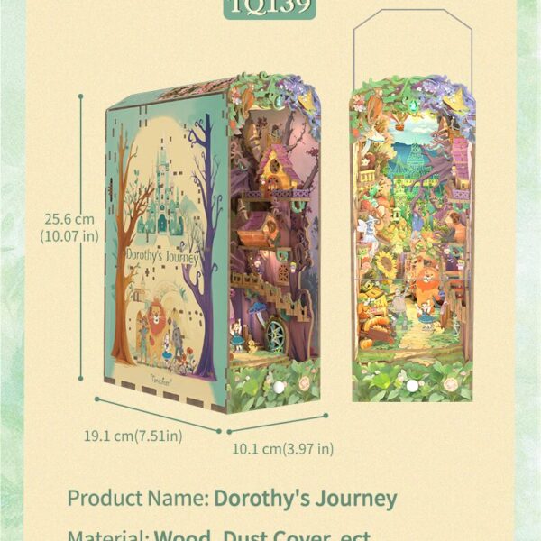 Tonecheer, 3D Dorothy’s Journey 19x10x25,6cm