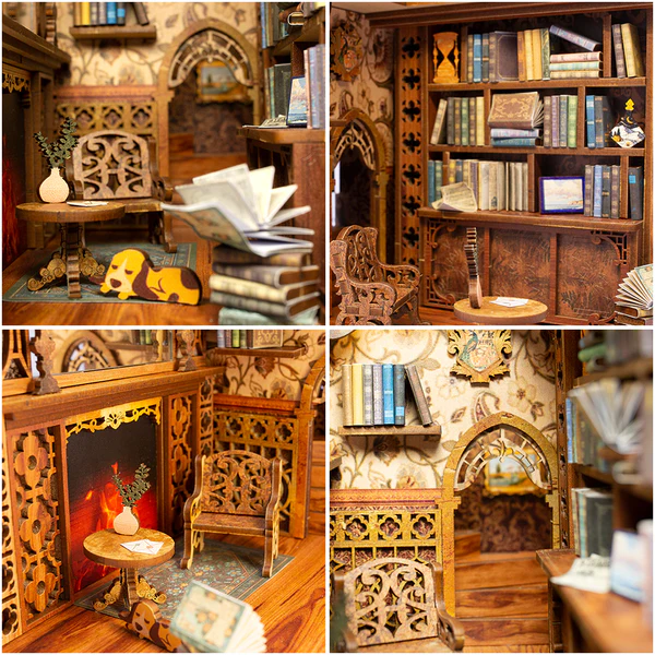 Cutebee, 3D Eternal Bookstore 18x11x23cm